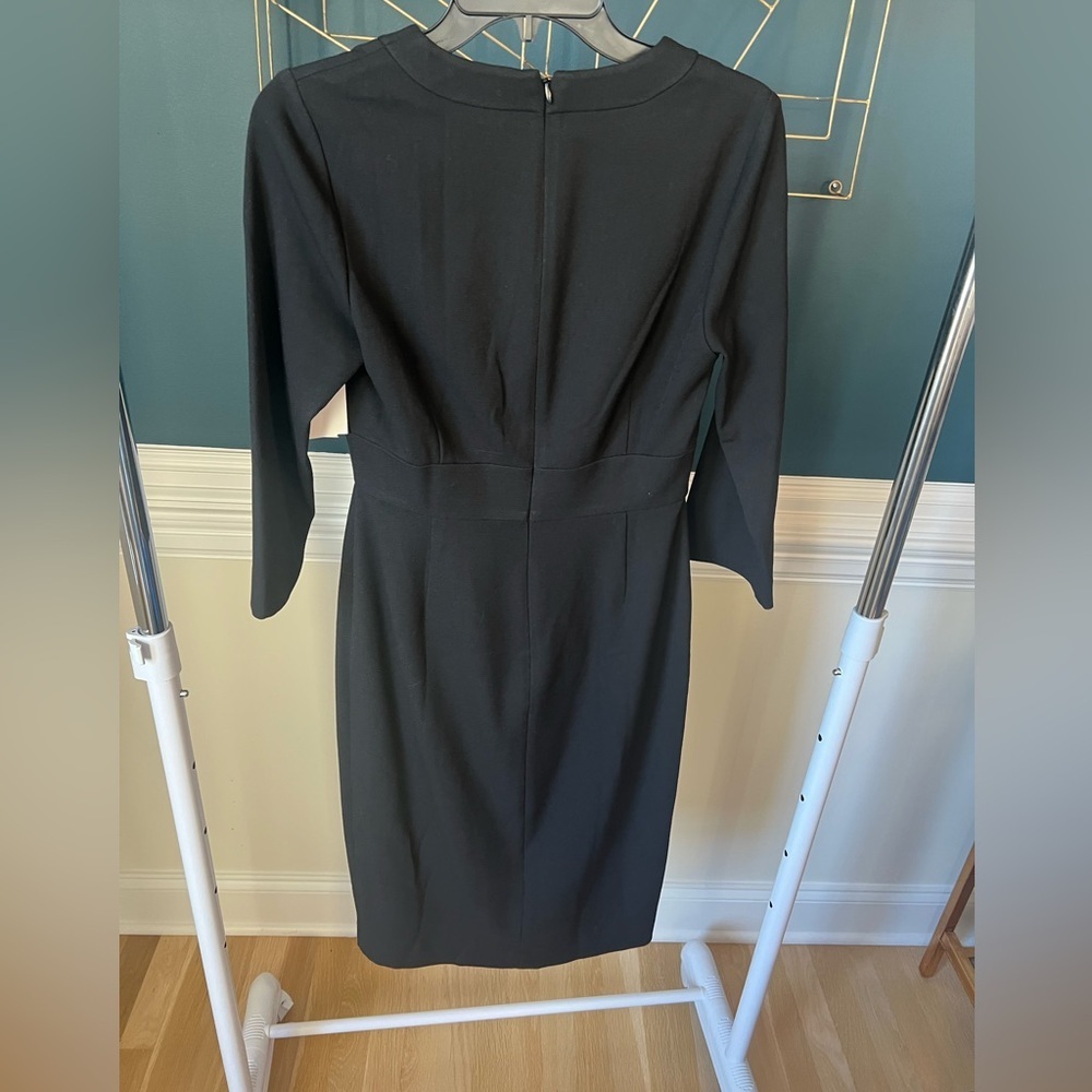 Sky Black Crepe Dress with LENZING™ ECOVERO™ viscose - Picture 5 of 5